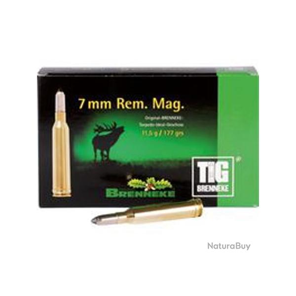 BRENNEKE Balles de chasse Tig brenneke - par boite de 20  7mm REMINGTON MAGNUM   177Gr