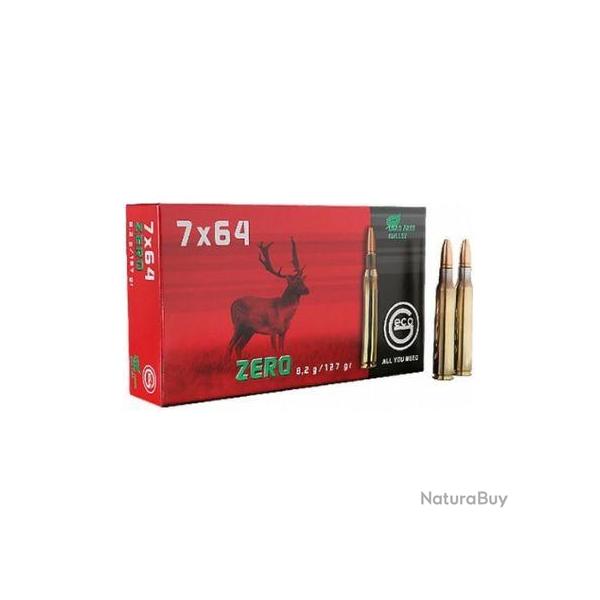 GECO Balles de chasse Zero - par boite de 20  7 x 64   127Gr