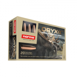 NORMA Balles de chasse Oryx - par boite de 20  7,5 x 55   180Gr