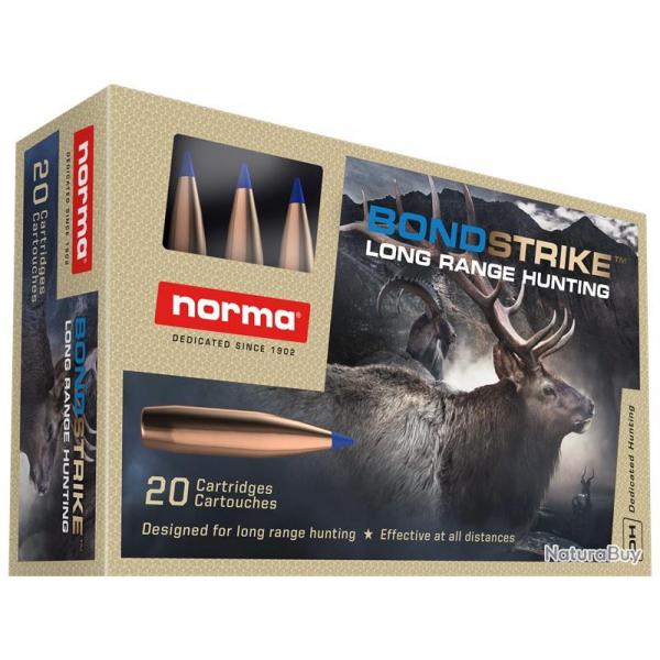 NORMA Balles de chasse Bondstrike extreme - par boite de 20  6,5 CREEDMOOR   143Gr