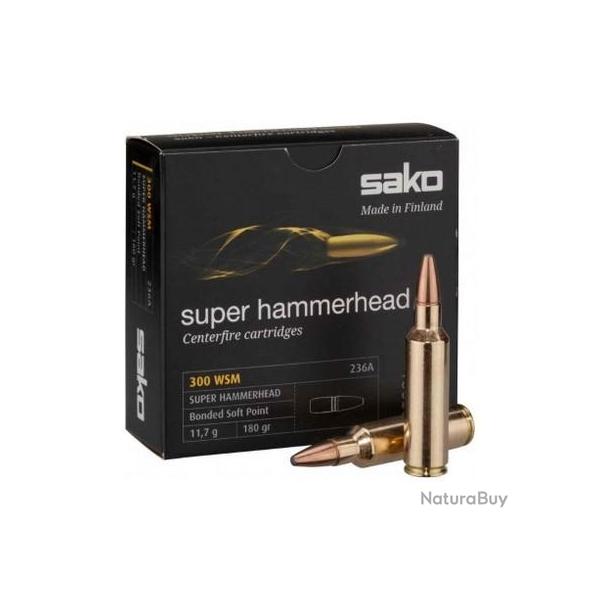 SAKO Balles de chasse Super hammerhead - par boite de 20  30-06 SPRINGFIELD   180Gr