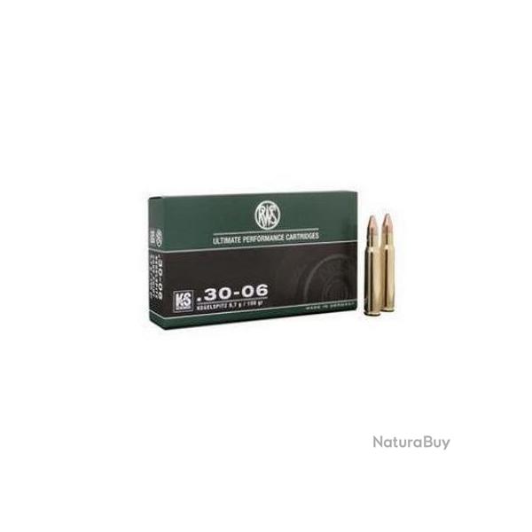 RWS Balles de chasse Ks conique - par boite de 20  30-06 SPRINGFIELD   165Gr