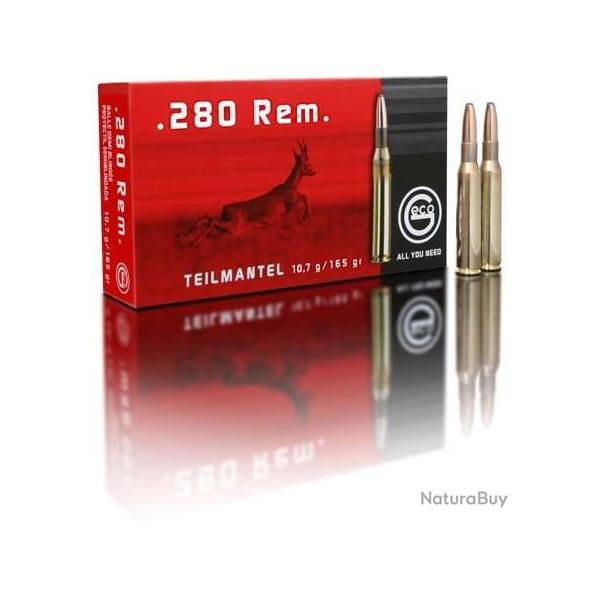 GECO Balles de chasse Tm 1/2 blinde - par boite de 20  280 REMINGTON   165Gr