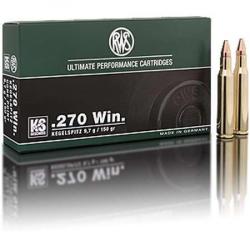 RWS Balles de chasse Ks conique - par boite de 20  270 WINCHESTER   150Gr