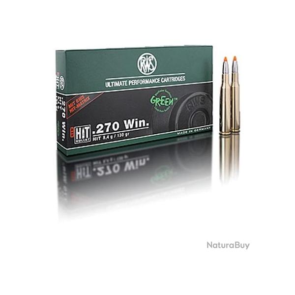 RWS Balles de chasse Hit - par boite de 20  270 WINCHESTER   130Gr