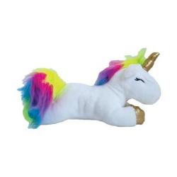 peluche sonore licorne blanche