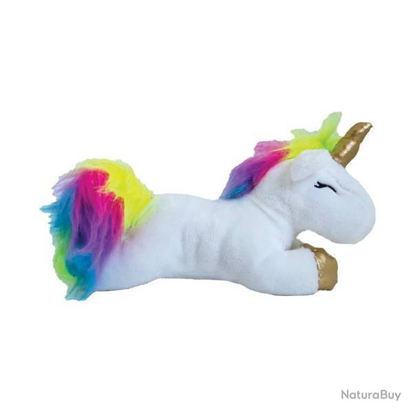 peluche sonore licorne blanche