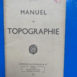 Manuel de topographie - 1950 - Editions Charles-Lavauzelle&cie TTA 502, ministre des forces armées