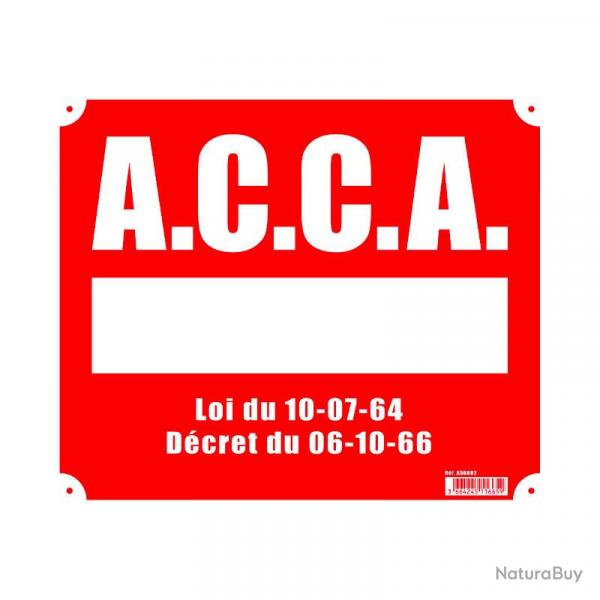 Panneau ''A.C.C.A.'' 30 x 25 cm akylux