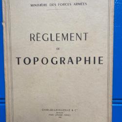 réglement de topographie TTA 501 Editions 1965 Charles Lavauzelle & cie