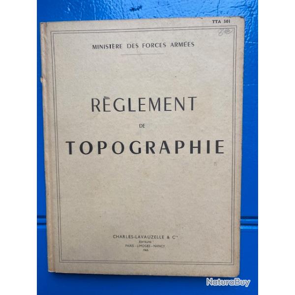 rglement de topographie TTA 501 Editions 1965 Charles Lavauzelle & cie