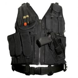 VESTE GILET TACTIQUE AIRSOFT SWISS ARMS AVEC HOLSTER