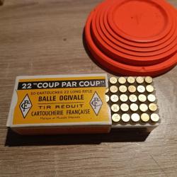 Munitions 22lr 22"coup par coup" - Pour collectionneur. État Impeccable