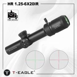 T-Eagle Lunette De Visée HR 1.25-6X20 IR 20mm Haut Paiement en 3 ou 4 fois - LIVRAISON GRATUITE !!