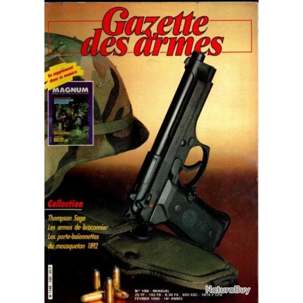 gazette des armes 150 , porte baionnettes mousqueton de 1893  nos jours, lames chargeurs 7,92 allem