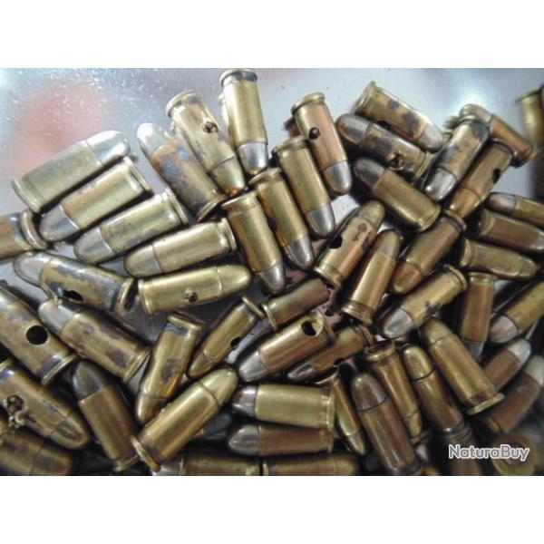 munition 7,65 perces 7.65 32 acp munitions neutra neutralises vides perces percutes