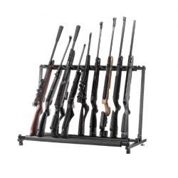 Râtelier vertical en métal pour armes longues 9 armes