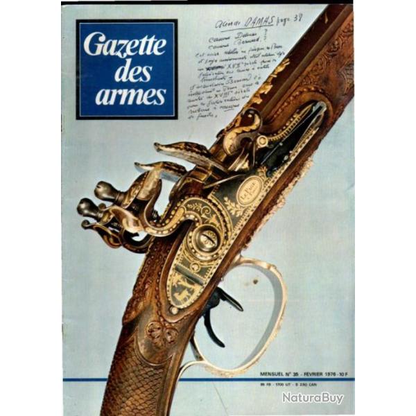 gazette des armes 35 , principes de l'automatisme, sabre officier heer IIIe reich, fusil dreyse ,