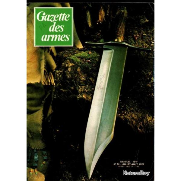 gazette des armes 51, le bowie-knife, tokarev tt 33, bases v 1 en france , fusils daudeteau