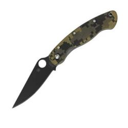 C36GPCMOBK Couteau pliant Spyderco Military G10 camouflé