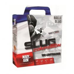 MARY ARM - PACK 100 SLUG 12/12/67 - Bourre Jupe - 28g - Plomb Durci