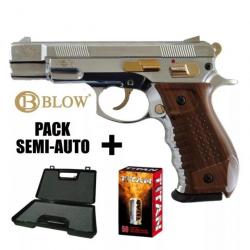 VENTE FLASH PISTOLET A BLANC BLOW C75 "EL CHAPO" 9MM PAK