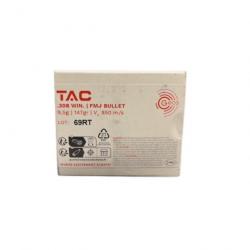 Munitions GECO cal.308 win tac fmj 9.5g 147gr par 20