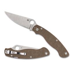 C36MPCW2 Couteau pliant Spyderco Military 2 micarta