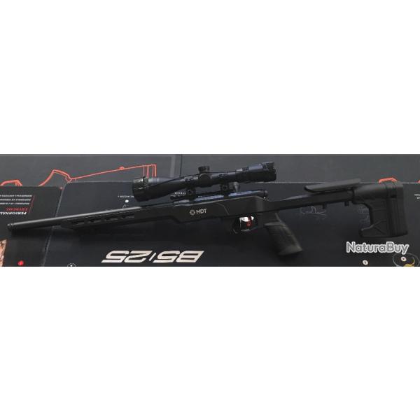 Carabine SAVAGE B22 Precision Chassis MDT calibre 22LR avec lunette STOEGER 3-9x40AO