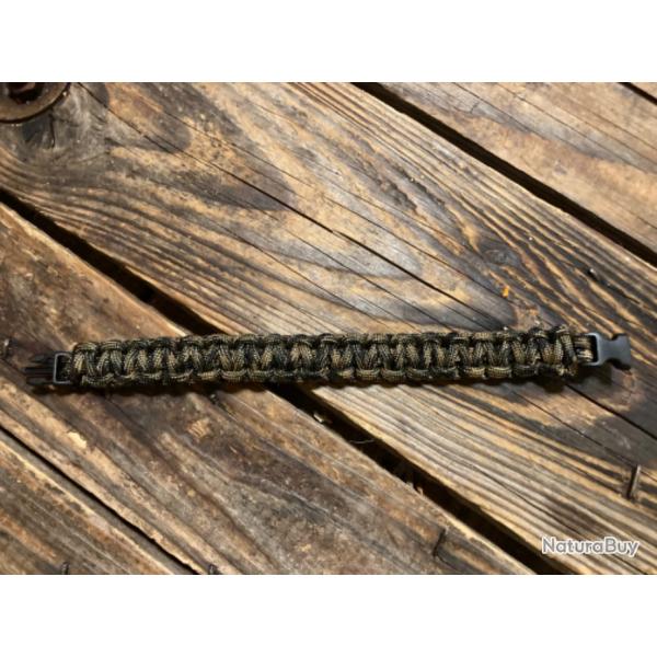 Bracelet de survie cobra camouflage