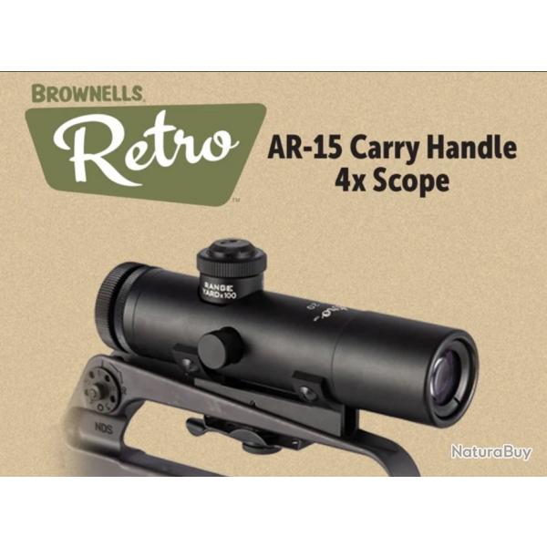 BROWNELLS RETRO 4X CARRYHANDLE SCOPE