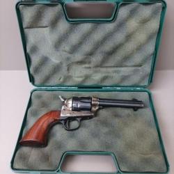 RÉVOLVER UBERTI SAA MOD 1873 CATTLEMAN calibre 45LC, canon miroir avec mallette