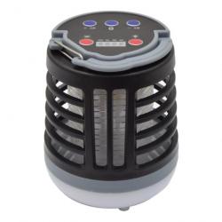 Lampe Multi-Fonction JS TACTICAL 3 en 1 avec Enceinte Bluetooth et Tueur d'insectes