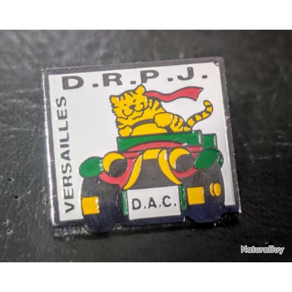 B pins insigne de police DRPJ Versailles DAC direction regionale de la police judiciaire Tres bon et