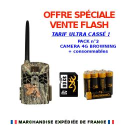 VENTE FLASH PACK n°2 Caméra Browning Defender Wireless 4G + piles et SD 32Go Browning