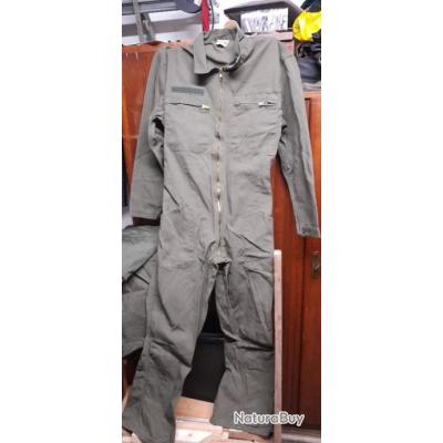 Combinaison De Vol Vintage Armée Allemande - Tenue De Travail Olive Années 70, Taille L