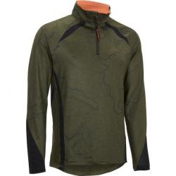 Vente Flash! Polo manche longues anti tiques SWEDTEAM ALPHA Printed Green