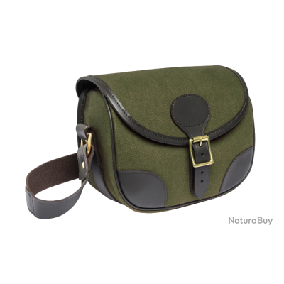 Sac à Cartouches De Chasse Premium – Bandoulière Toile Verte, 150 Cartouches, Neuf