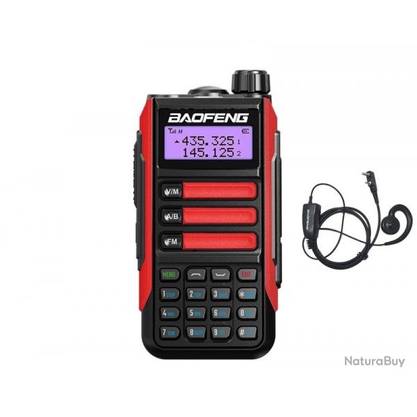 Talkie-Walkie Baofeng UV-16 Pro (Rouge) + Ecouteur - LIVRAISON GRATUITE