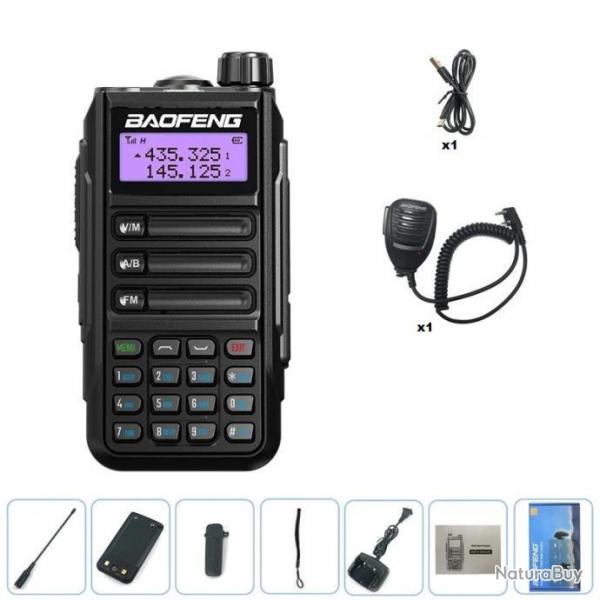 Talkie-Walkie Baofeng UV-16 Pro (Noir) + Micro - LIVRAISON GRATUITE