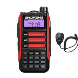 Talkie-Walkie Baofeng UV-16 Pro (Rouge) + Micro - LIVRAISON GRATUITE