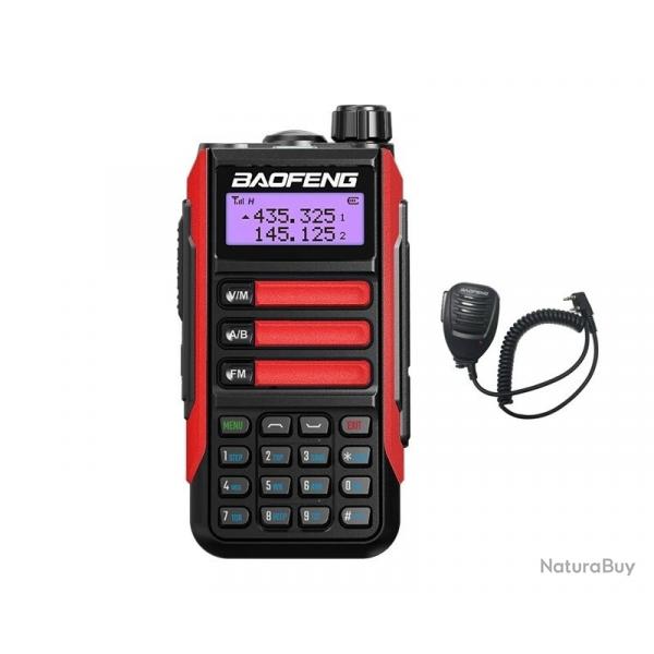 Talkie-Walkie Baofeng UV-16 Pro (Rouge) + Micro - LIVRAISON GRATUITE