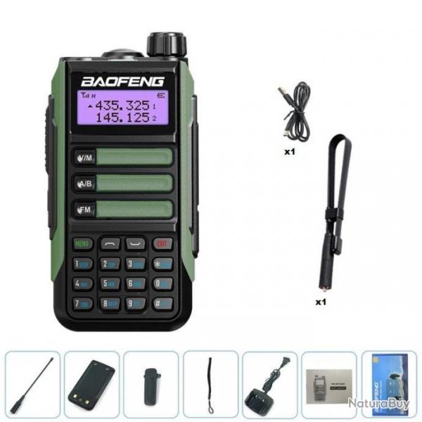 Talkie-Walkie Baofeng UV-16 Pro (Vert) + Antenne Pliante - LIVRAISON GRATUITE