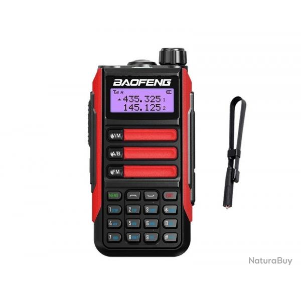 Talkie-Walkie Baofeng UV-16 Pro (Rouge) + Antenne Pliante - LIVRAISON GRATUITE