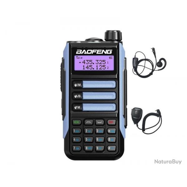 Talkie-Walkie Baofeng UV-16 Pro (Bleu) + Micro et couteur - LIVRAISON GRATUITE