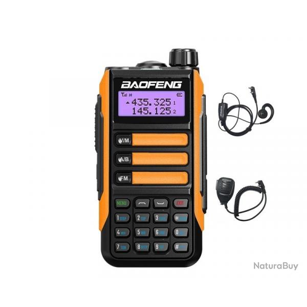 Talkie-Walkie Baofeng UV-16 Pro (Orange) + Micro et couteur - LIVRAISON GRATUITE