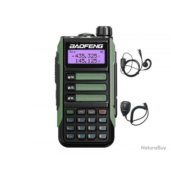 Talkie-Walkie Baofeng UV-16 Pro (Vert) + Micro et couteur - LIVRAISON GRATUITE