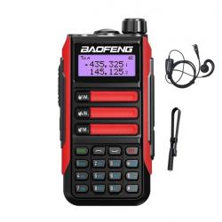 Talkie-Walkie Baofeng UV-16 Pro (Rouge) + Antenne pliante et écouteur - LIVRAISON GRATUITE