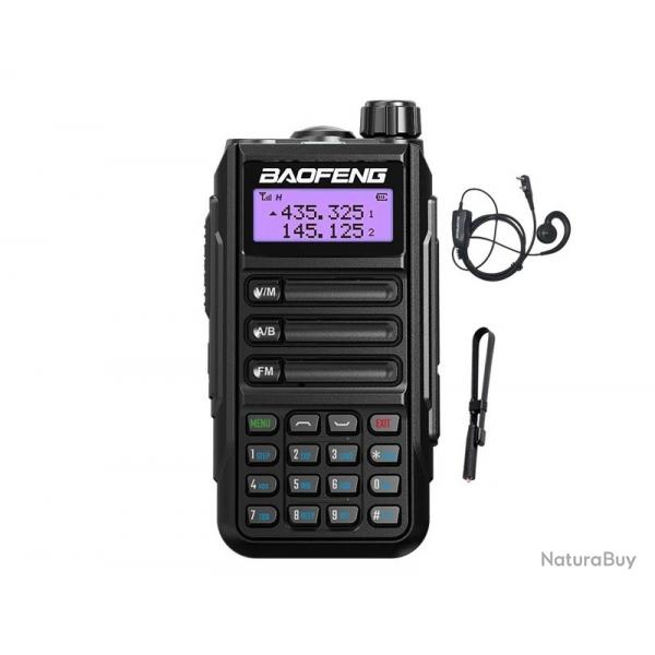 Talkie-Walkie Baofeng UV-16 Pro (Noir) + Antenne pliante et couteur - LIVRAISON GRATUITE