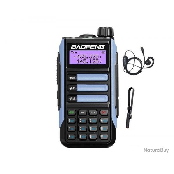 Talkie-Walkie Baofeng UV-16 Pro (Bleu) + Antenne pliante et couteur - LIVRAISON GRATUITE